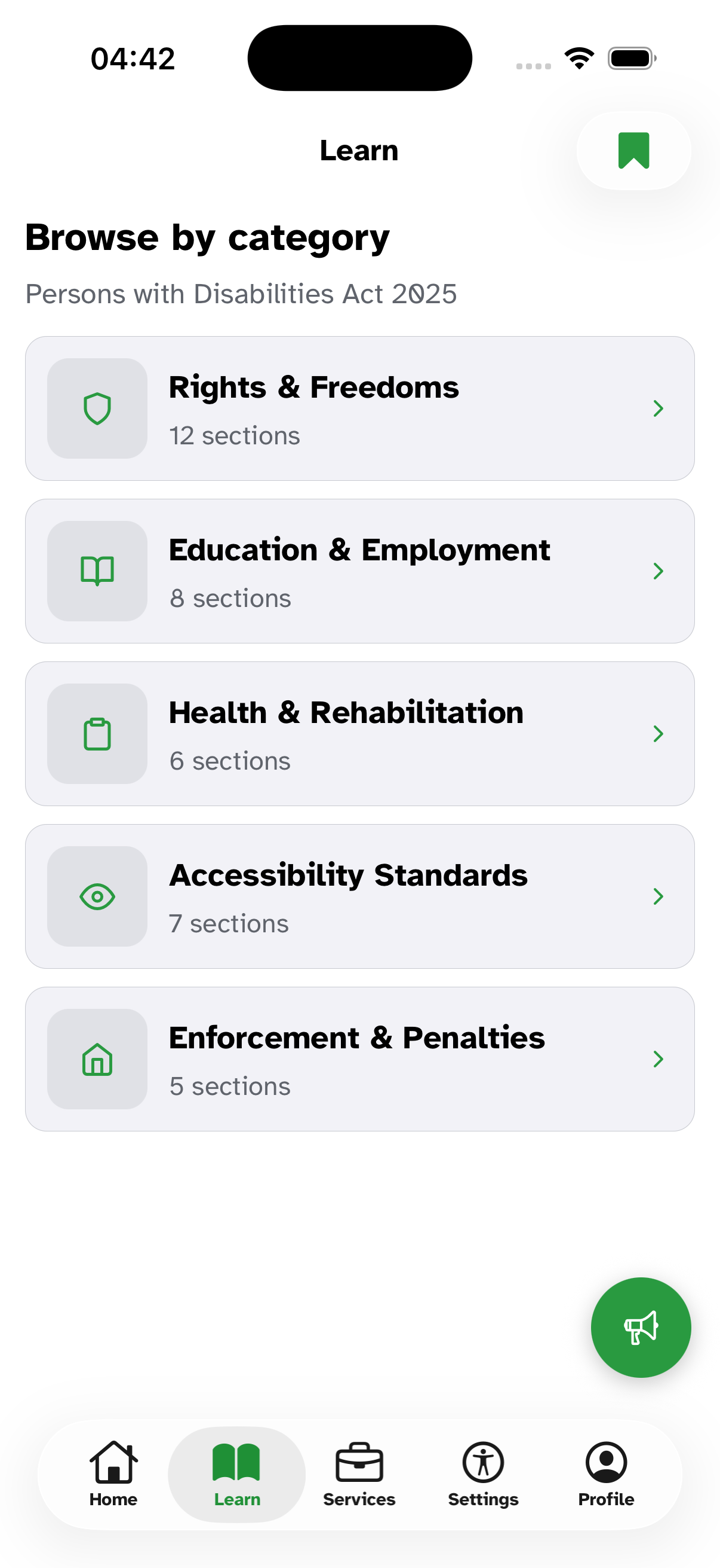 NCPWD Access screenshot 2