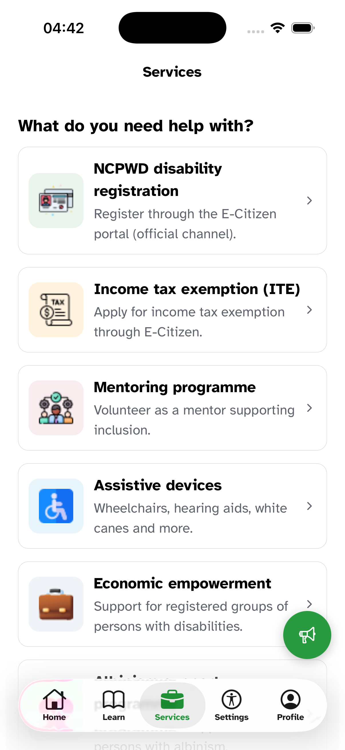 NCPWD Access screenshot 3
